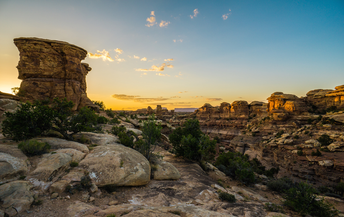 Sunset at Big Spring Canyon