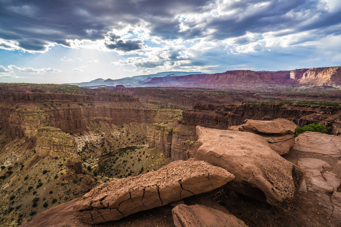 Goosenecks Overlook at Capitol Reef National Park