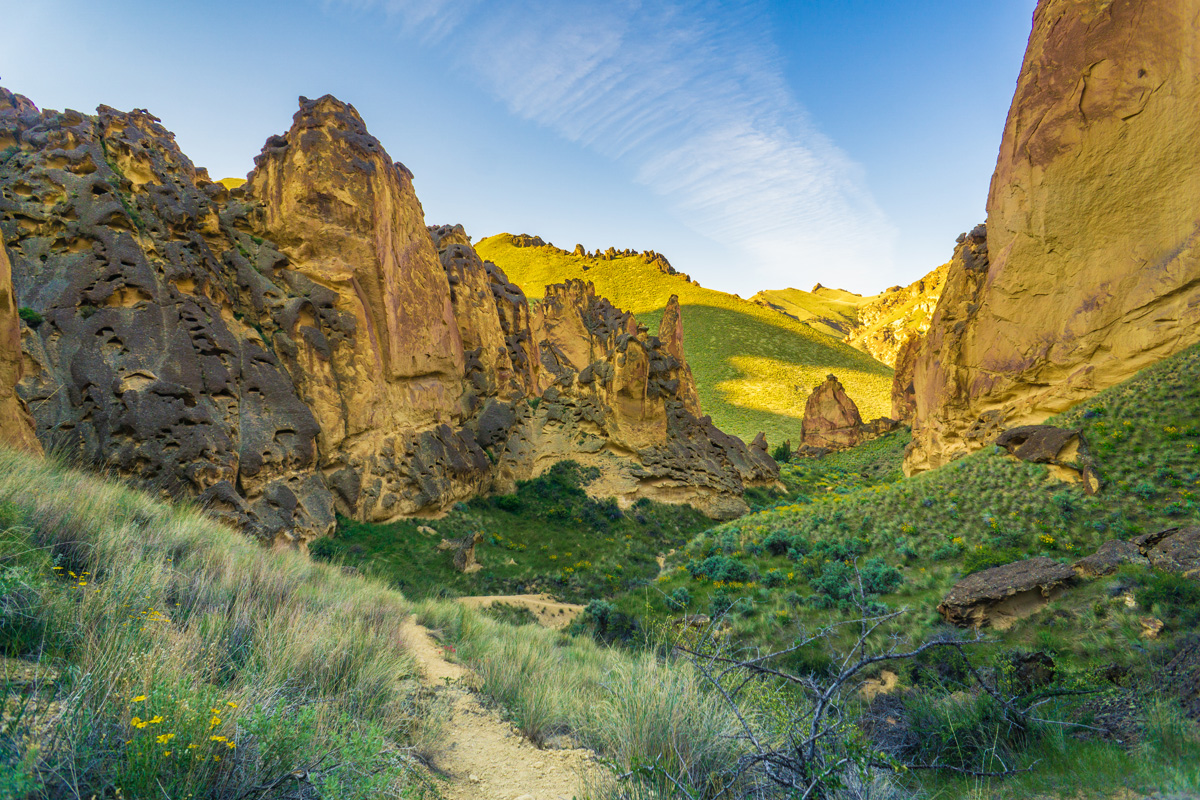 standing in the center of Timber Gulch