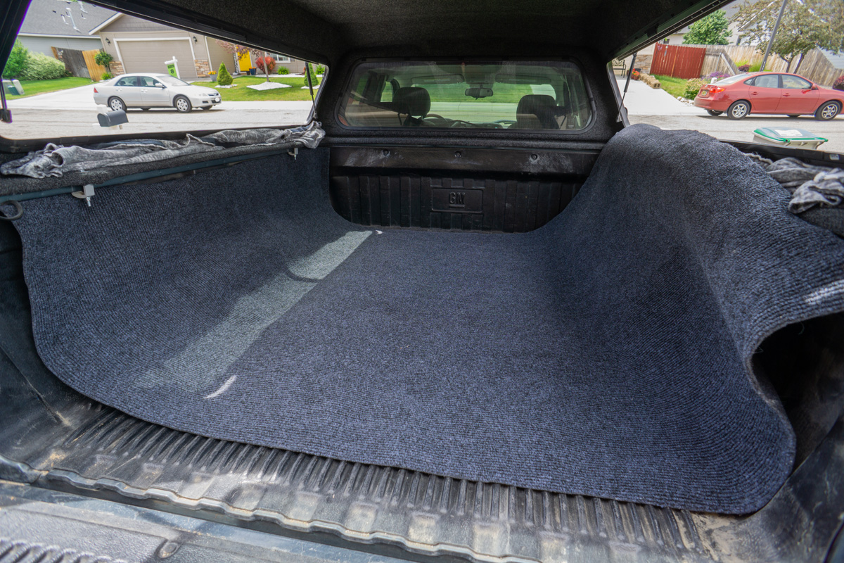 truck bed camper carpet